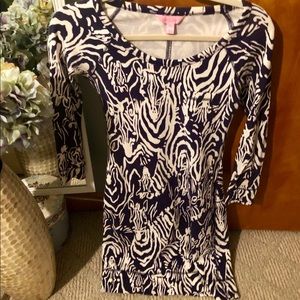 Lilly Pulitzer zebra dress xxs